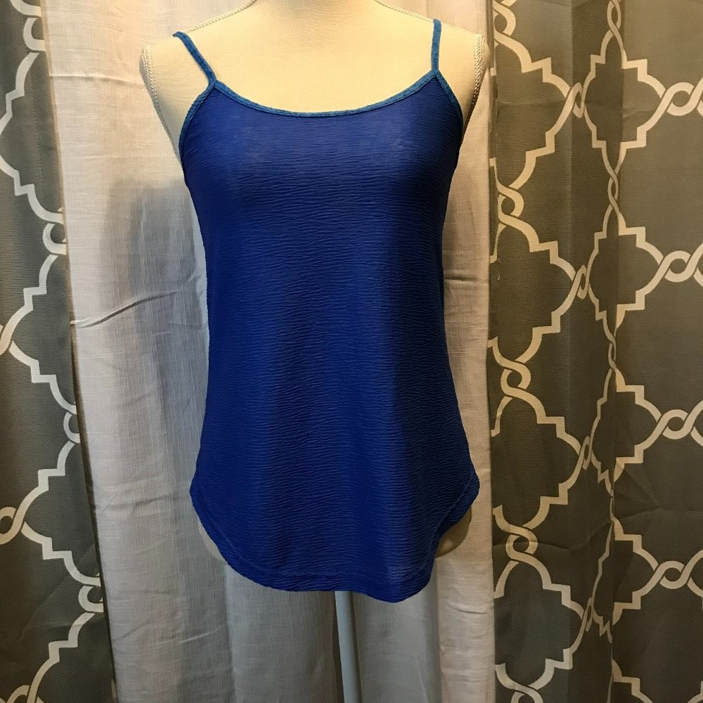 Buckle royal blue tank